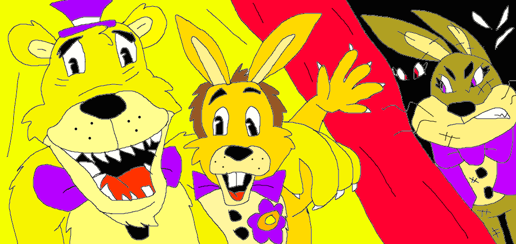 Spring bonnie and Fredbear by YTuser39823 on DeviantArt