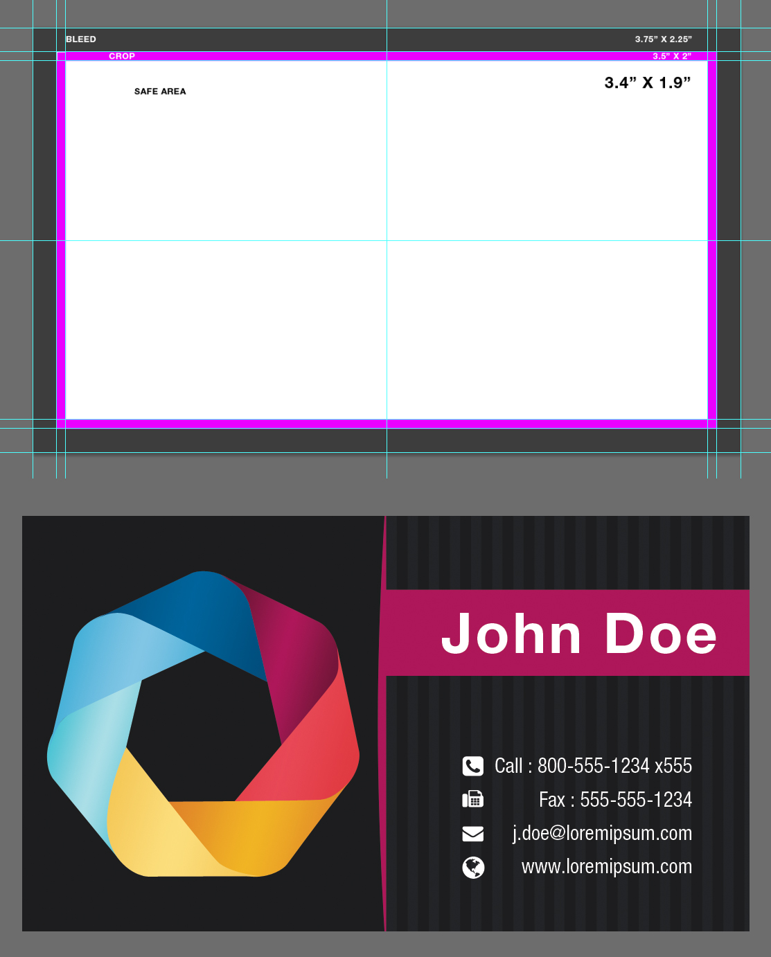 Blank business card template PSD by xxdigipxx on DeviantArt Pertaining To Photoshop Business Card Template With Bleed