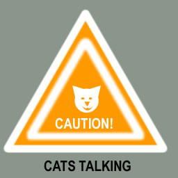 Caution Cat Talking dock icon