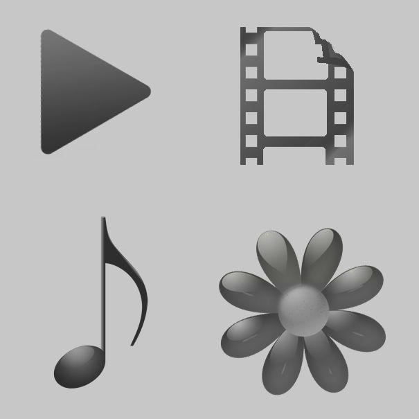 Simple Media Icons by infogulch on DeviantArt