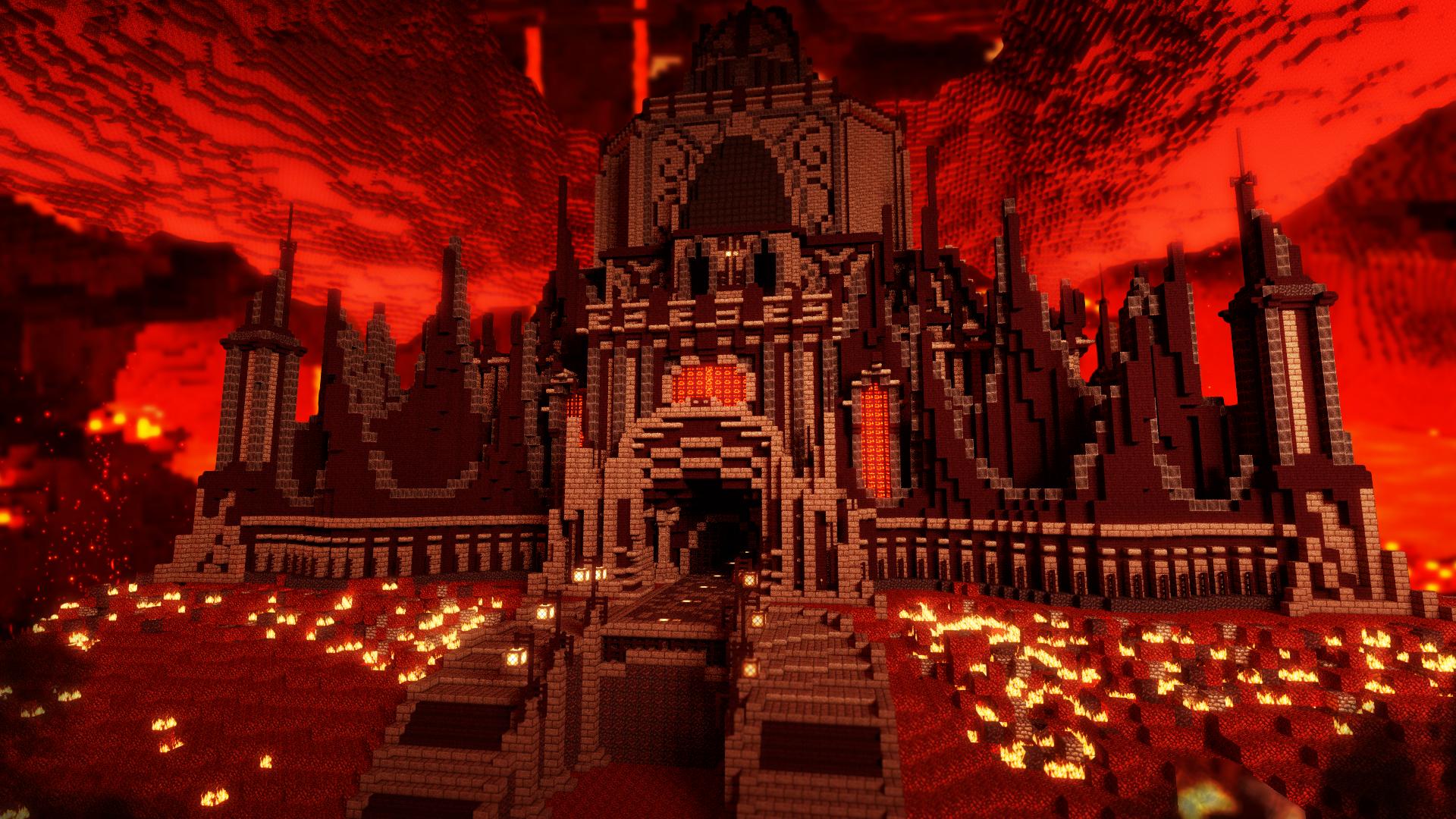 Minecraft - Nether Castle by Ludolik on DeviantArt