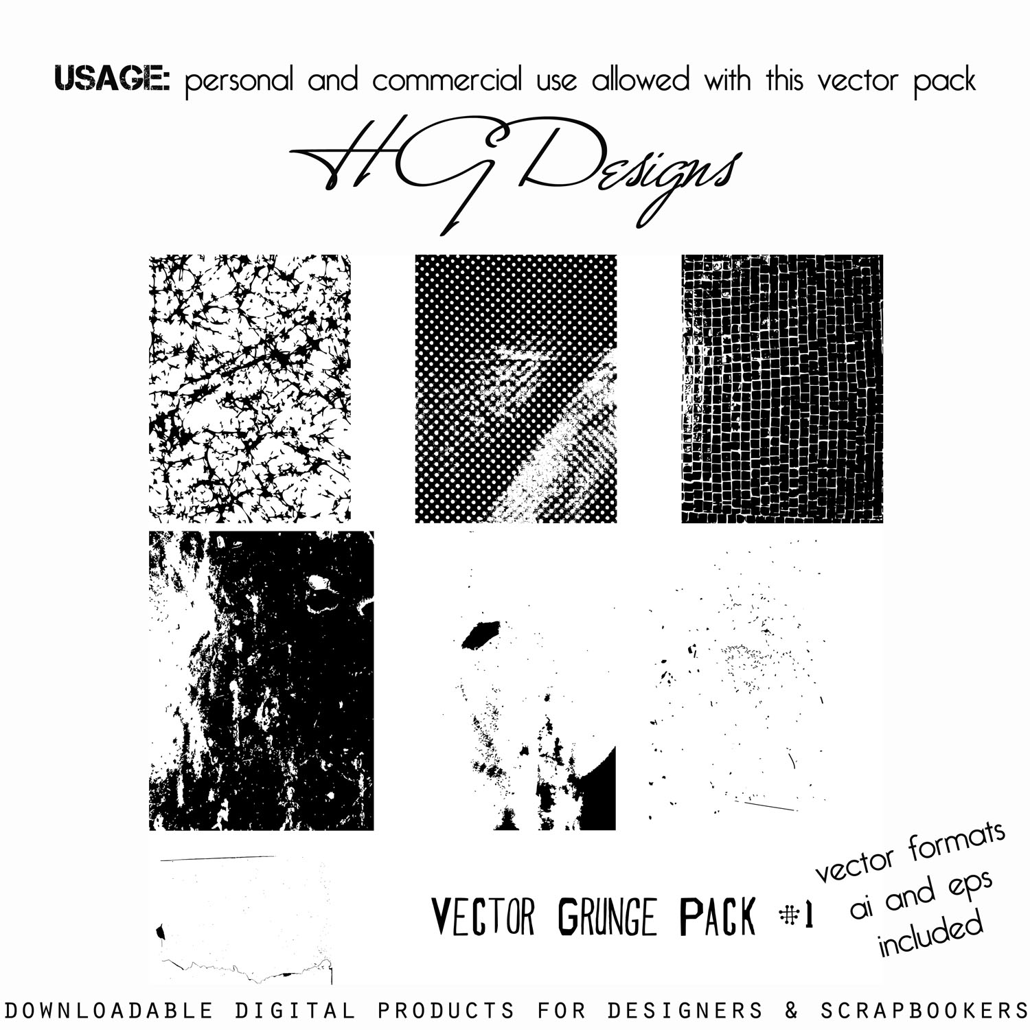 Vector Grunge Pack 1