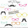 PS Brushes: Glasses And Staches