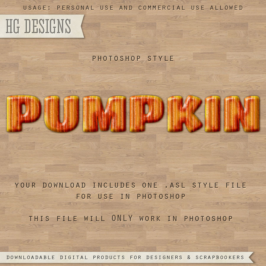 PS Style: PUMPKIN