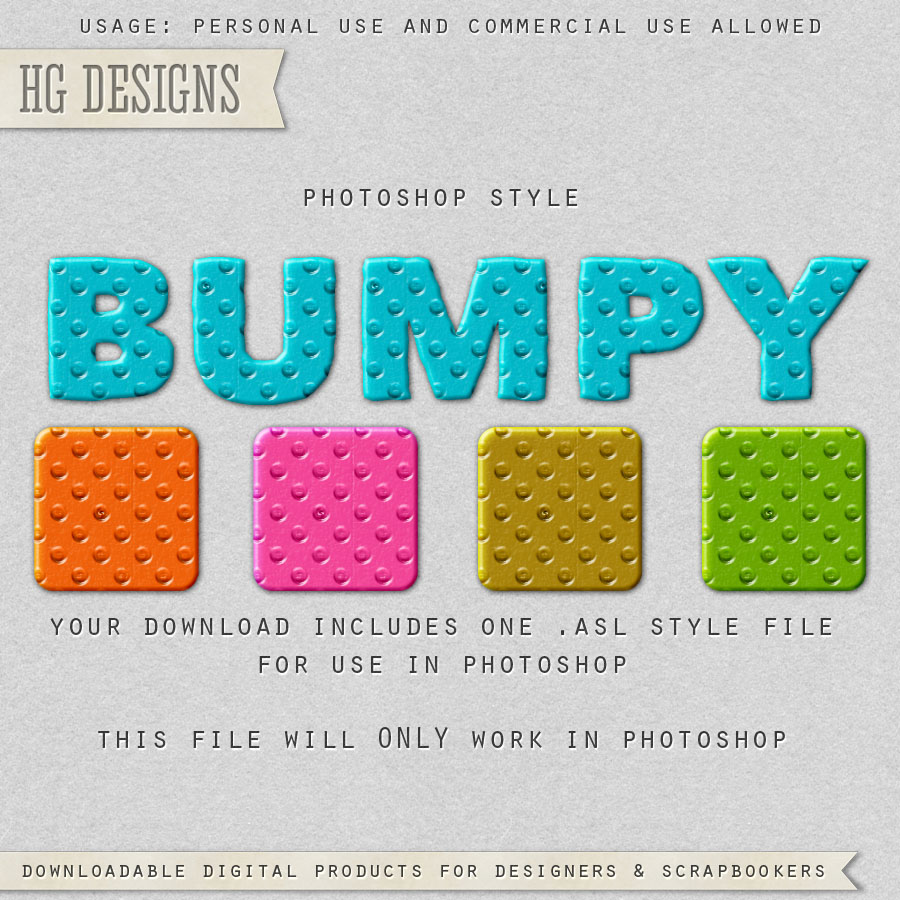 PS Style: BUMPY by HGGraphicDesigns on DeviantArt