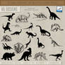 PS Brushes: Dinosaurs