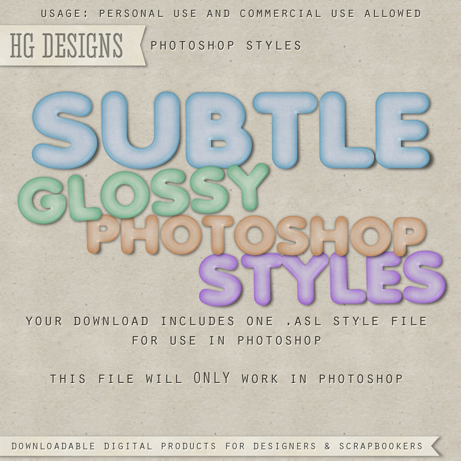 PS Style: Subtle Glossy