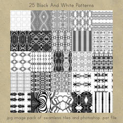 Black And White Seamless Patterns