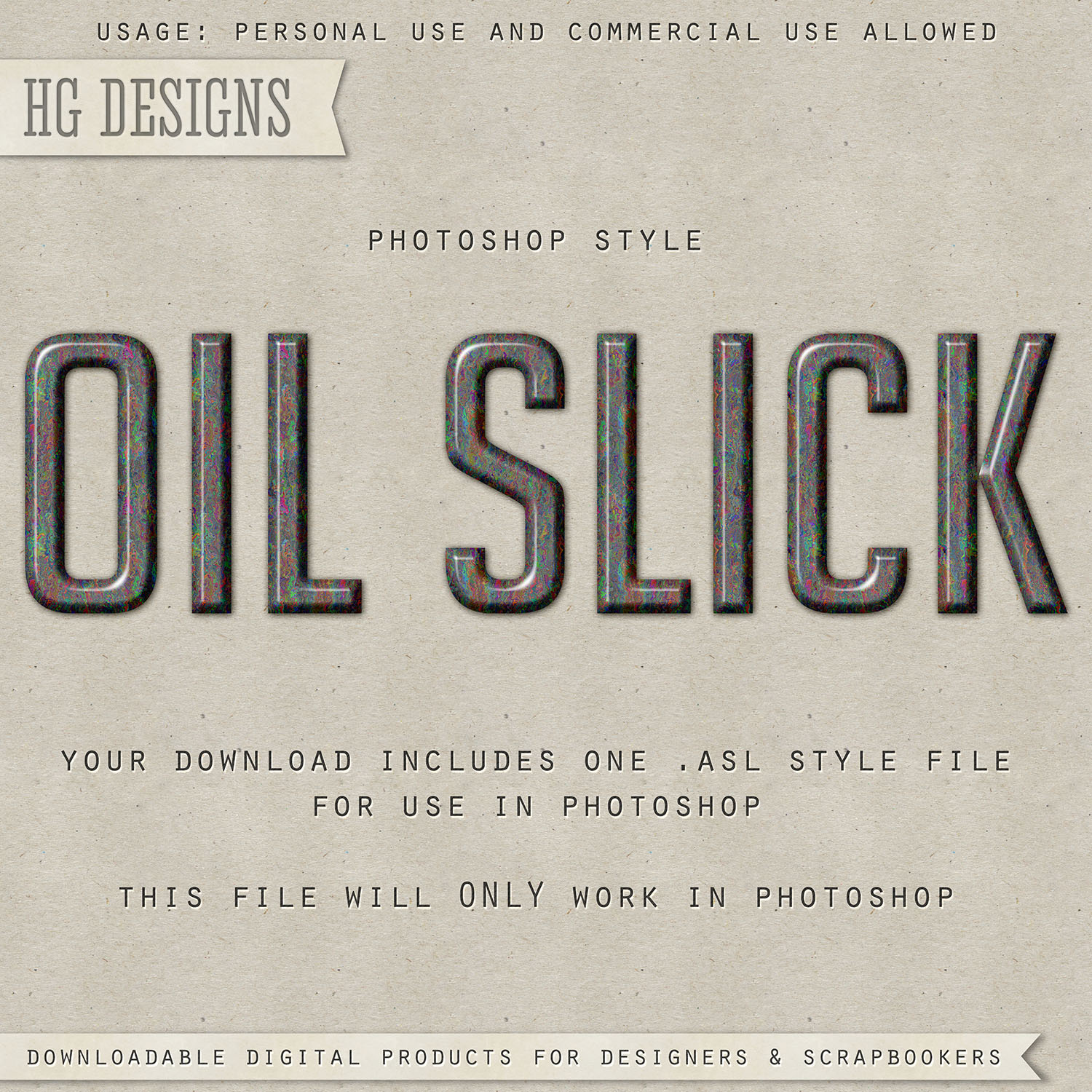 PS Style: Oil Slick