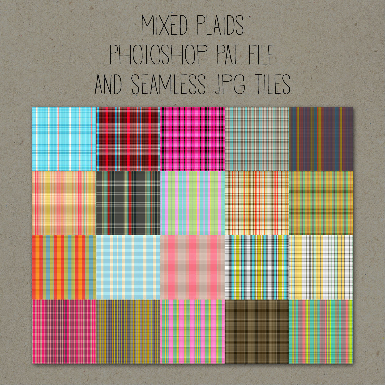 Patterns: Mixed Plaids