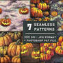 Free Seamless Pumpkin Patterns For Halloween