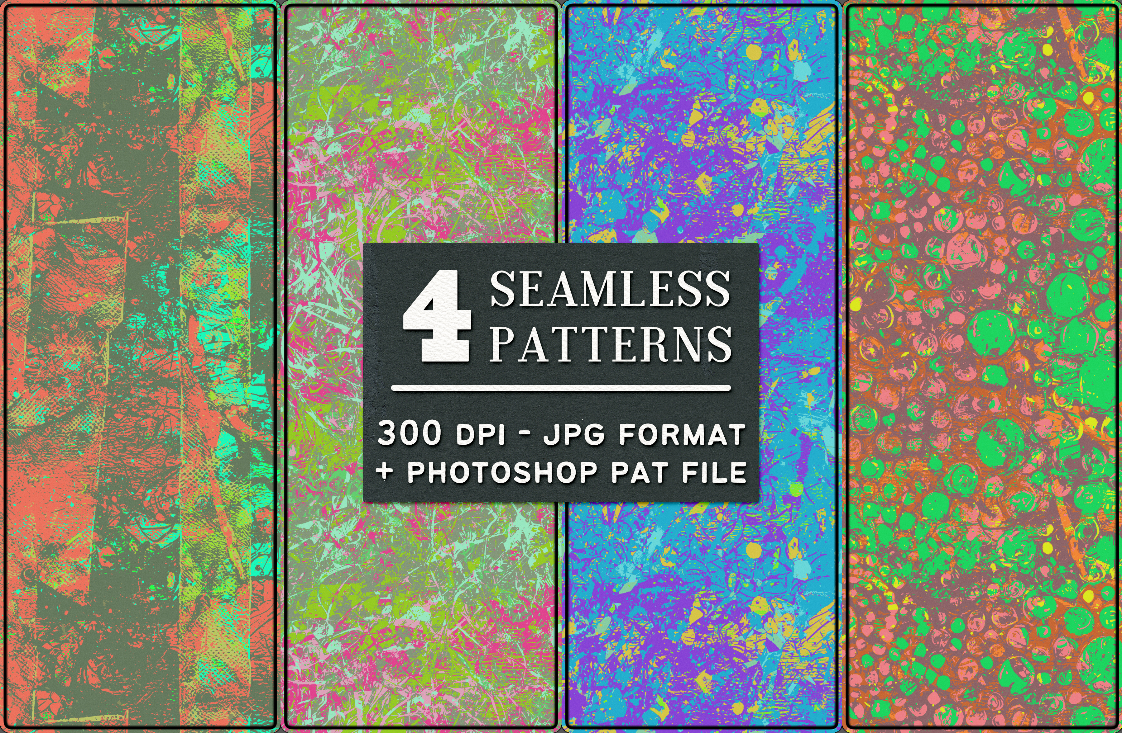 Free Seamless Tiling Patterns Set