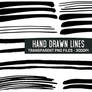 Free Hand Drawn Lines PNG Clipart Set