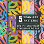 Free Seamless Tiling Colorful Patterns - JPG .PAT
