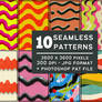 Free Seamless Retro Pattern Pack (10 Designs)