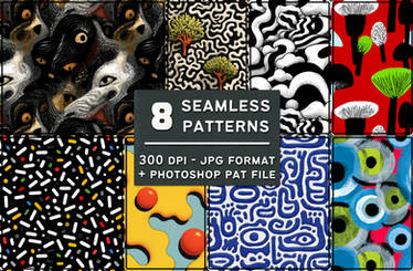 Free Seamless Tiling Pattern Set - JPG - PAT