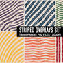 Free Transparent PNG Striped Overlays Set