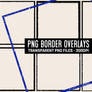 Free PNG Square Border Overlays Set