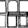 Free Transparent PNG Distressed Frames Set