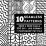 Free Seamless Tiling Hand Drawn Pattern Set