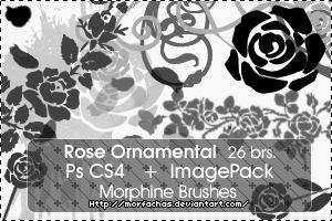 Rose Ornamental Brushes