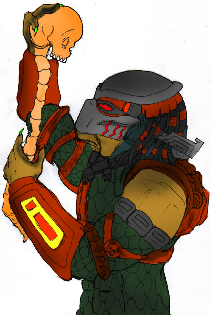 Predator colored by pixelpenz by pixelpenz on DeviantArt