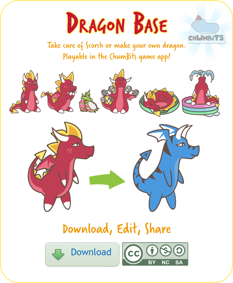 Make Your Own Dragon! Free Base works in ChumBits by CrownePrince on  DeviantArt
