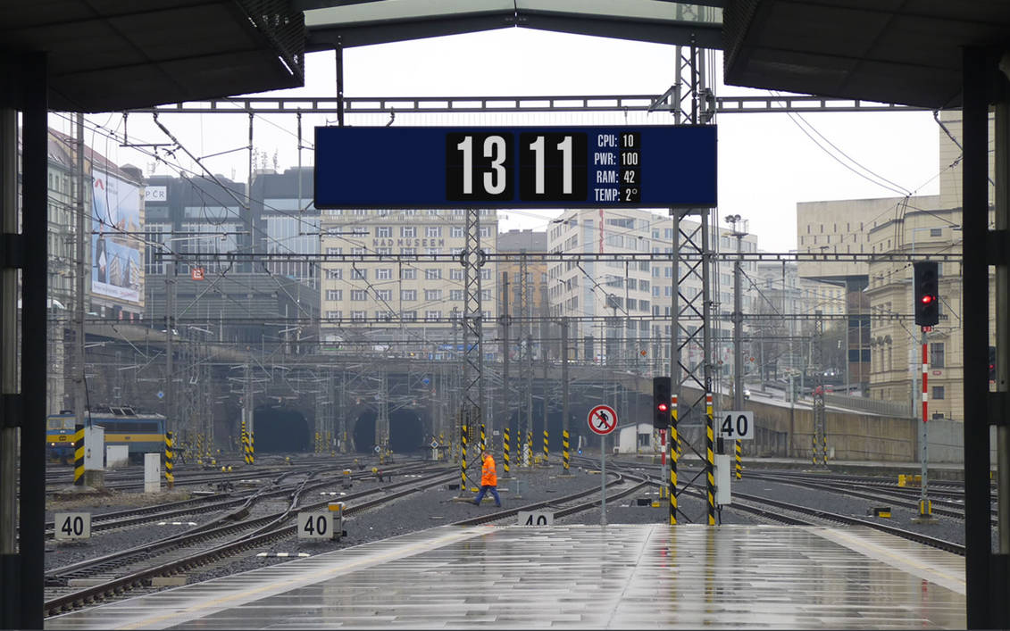 Station Flip Clock by Rasylver on DeviantArt