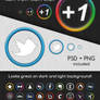 Shiny Rings Social Icons