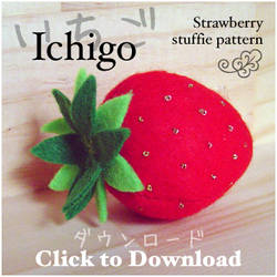 Strawberry Stuffie pattern