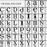 alphabet Brushes