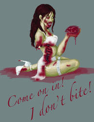 Zombie Pin Up