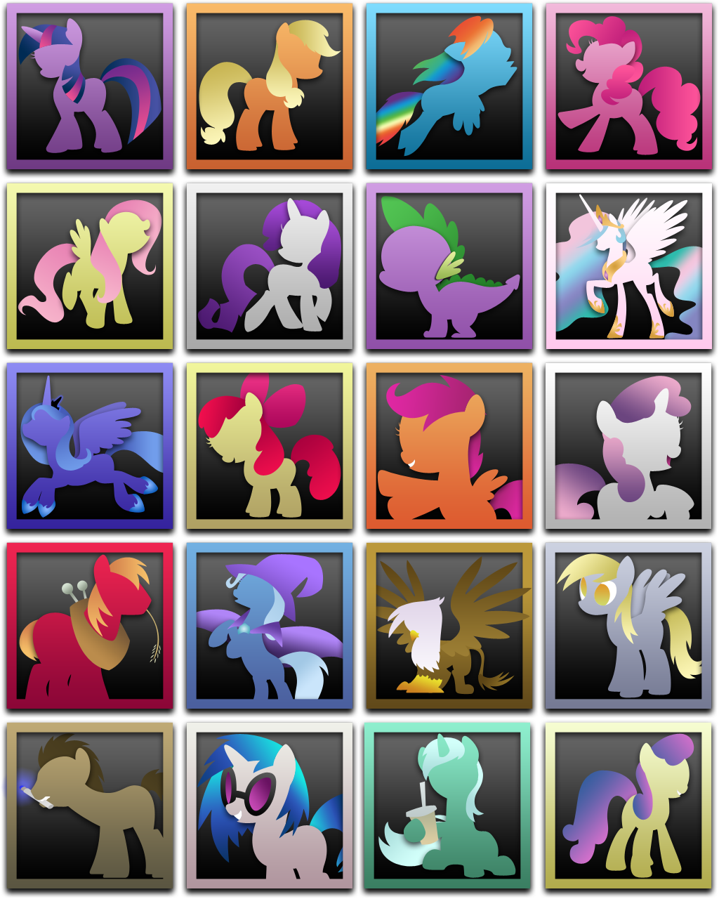 My Little Pony Icons, Win+OSX