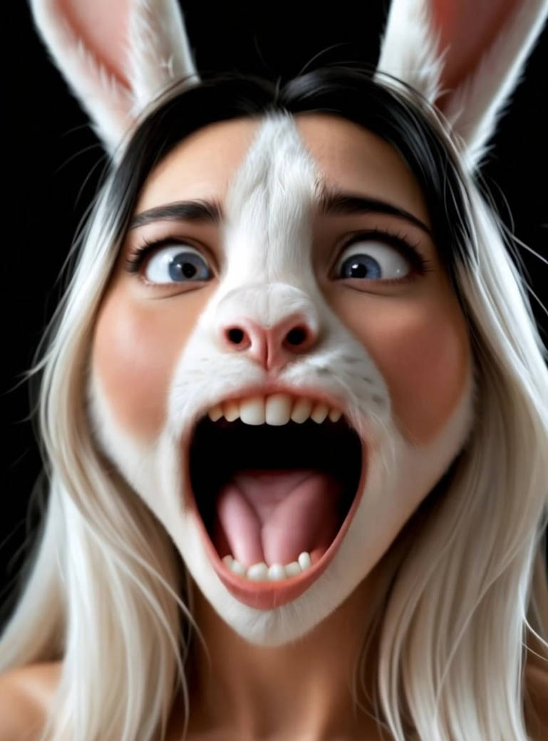 Anthro Bunny Photoshoot - Transformation Video! by tfaby on DeviantArt