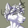 Free anthro wolf lineart cens.