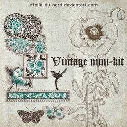 scrapbooking:vintage mini-kit