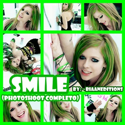 Avril Lavigne: Smile PHOTOSHOOT