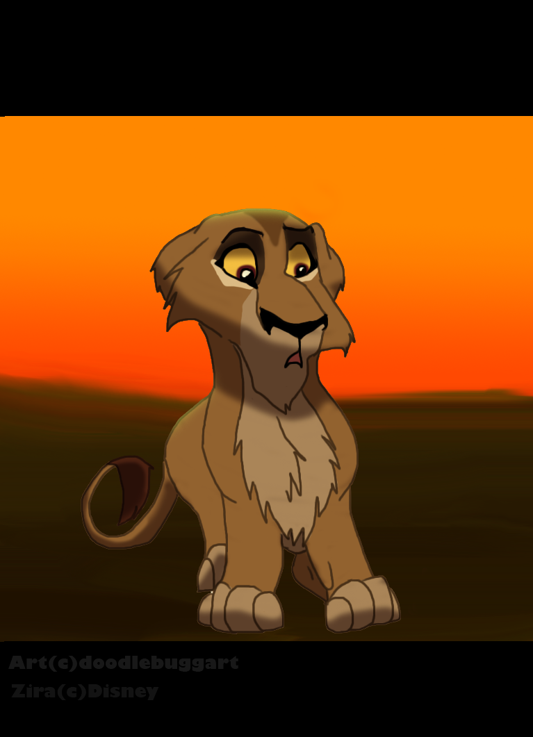 Cub Zira by doodlebuggart on DeviantArt