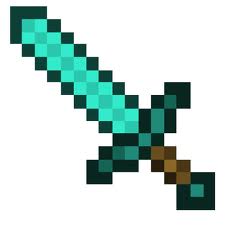 Minecraft Diamond Sword Cursor