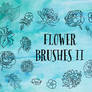 Hand-drawn Flower Brushes - The Smell of Roses