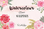Watercolour Brushes - The Smell of Roses