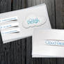 White-Blue Business Card + All .PSD