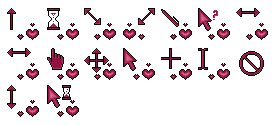 Beating Heart Animated Cursors