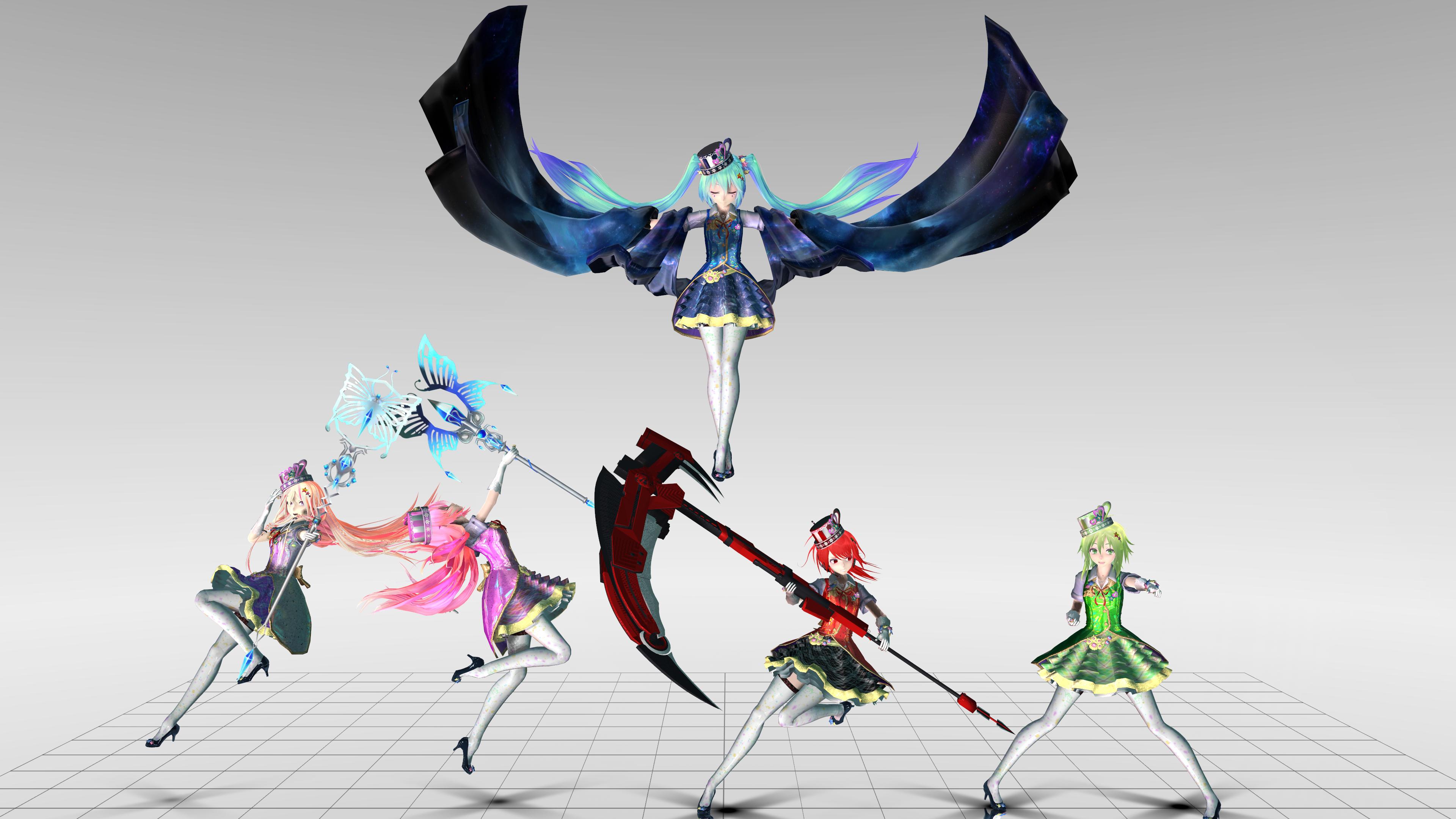 Mmd Magical Girl Poses 1 By Psychomp On Deviantart