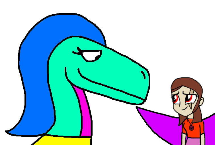 Aria and Charlotte by Dinorex50 on DeviantArt