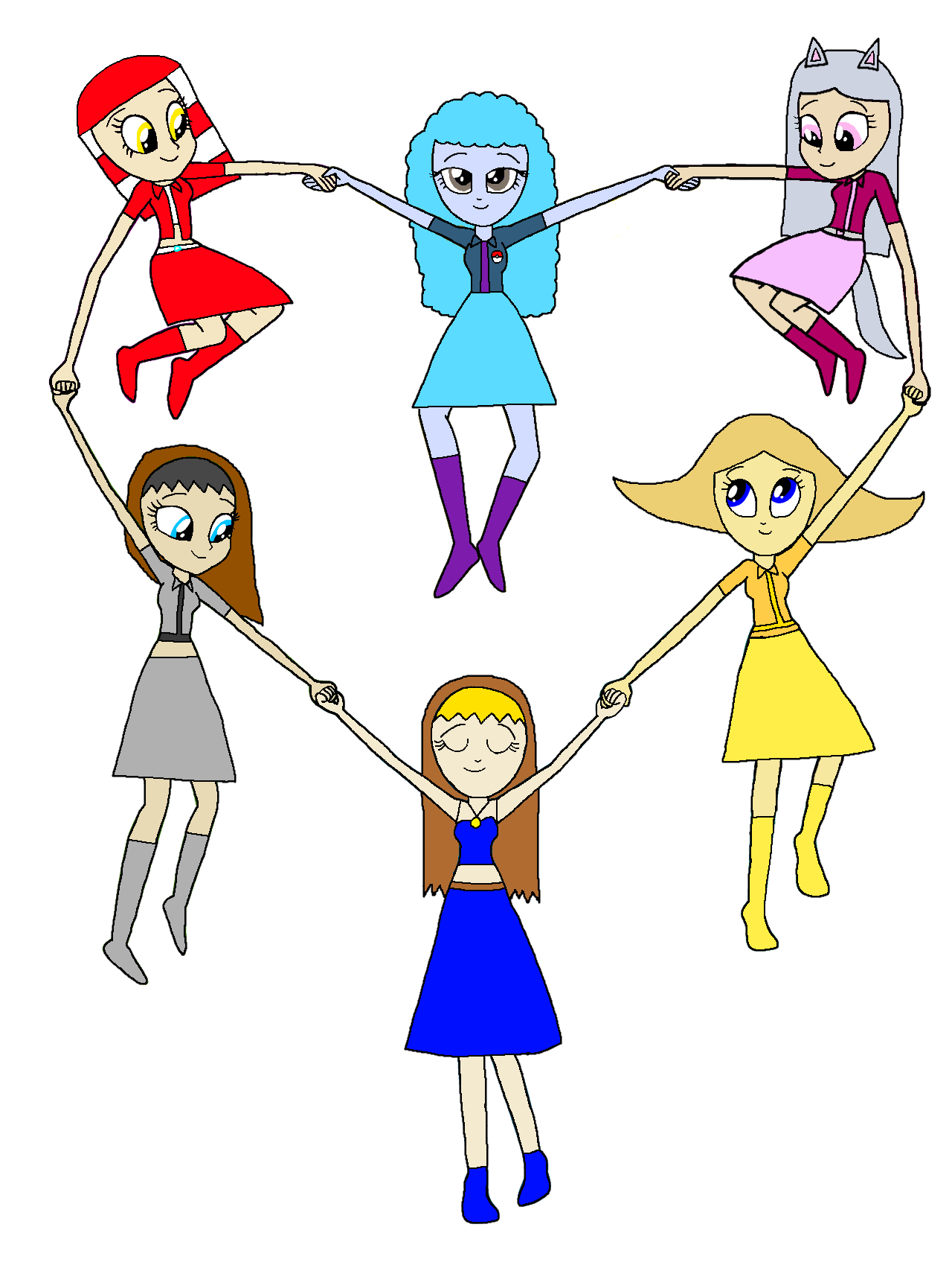 Team Harmony Power of Friendship by Dinorex50 on DeviantArt