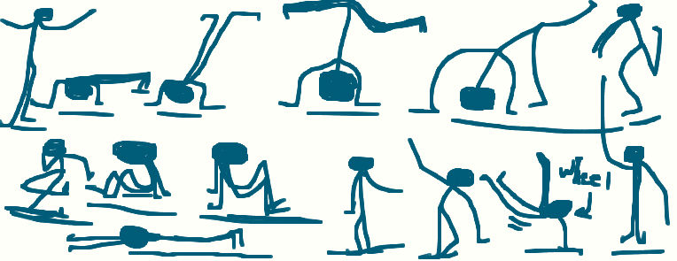 Things I Love To Draw Stick Figures In Action By Rsc3 On Deviantart