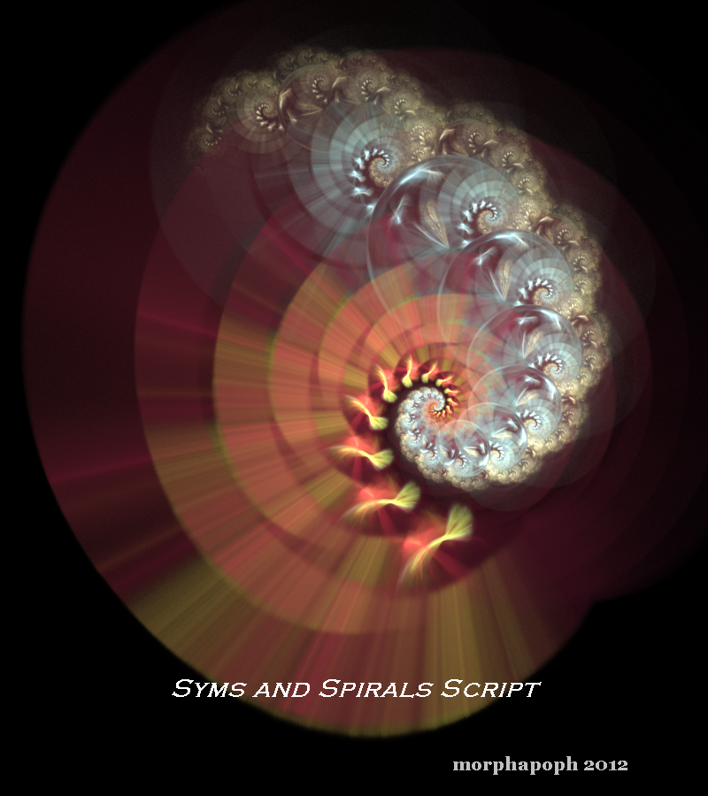 Symmetries and Spirals - Apophysis Script