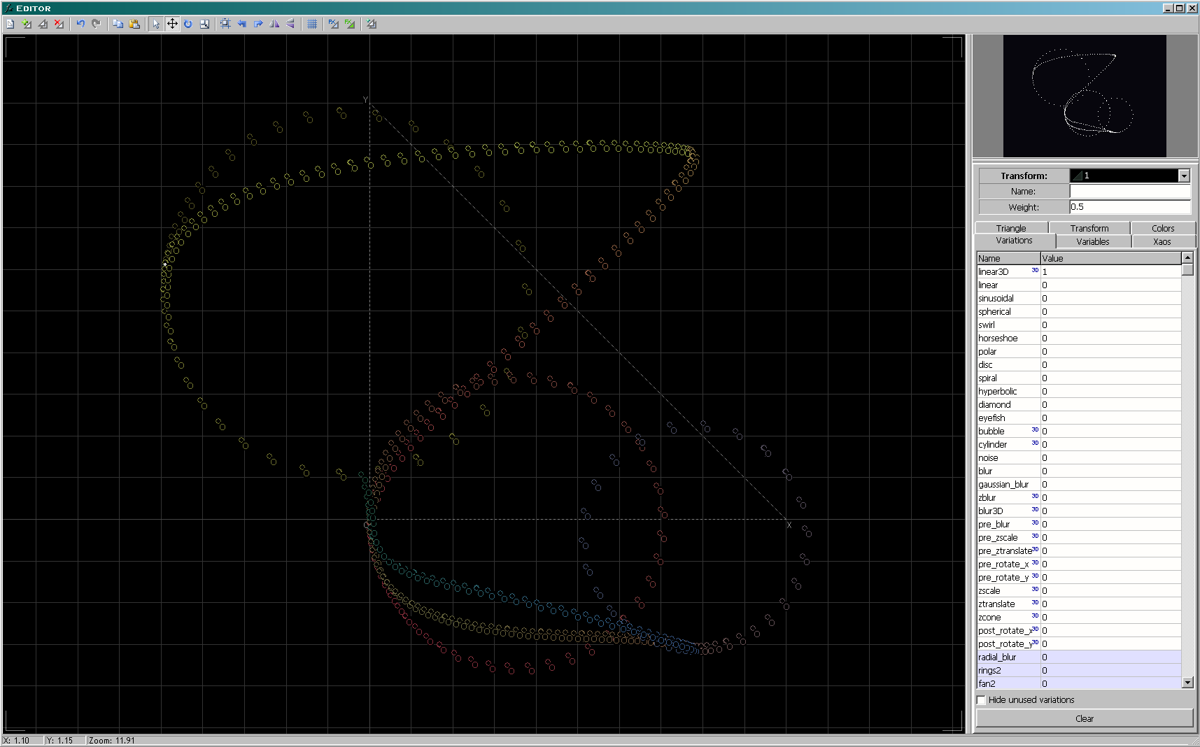 Apophysis7X-t500 ONLY xform-travel