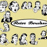 retro brushes
